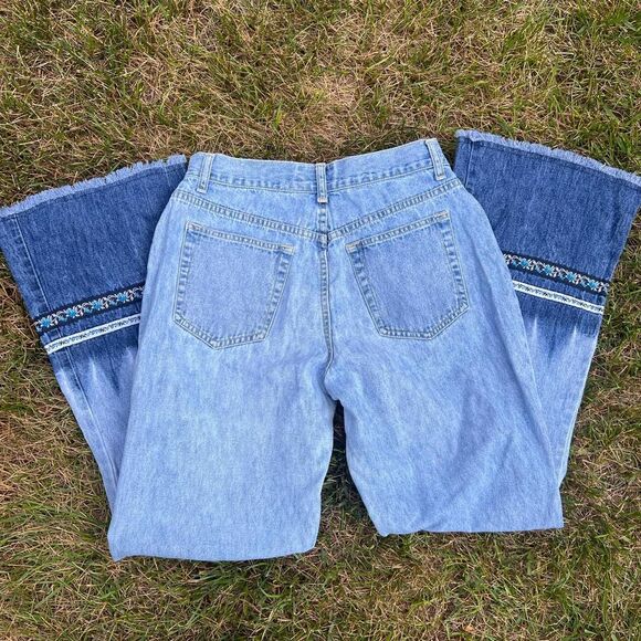 Y2K Limited Too Retro Dyed Flared Jeans - Picture 5 of 5